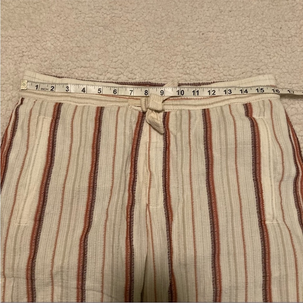 ZARA Striped high-wasted shorts